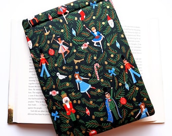 Christmas Book Sleeve: Rifle Paper Co. Nutcracker Padded Book Pouch