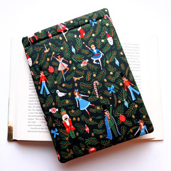 Christmas Book Sleeve: Rifle Paper Co. Nutcracker Padded Book Pouch