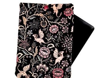 Kindle Sleeve with Snap: Padded Fabric Case for All Kindle Models, Dragon Fantasy Print