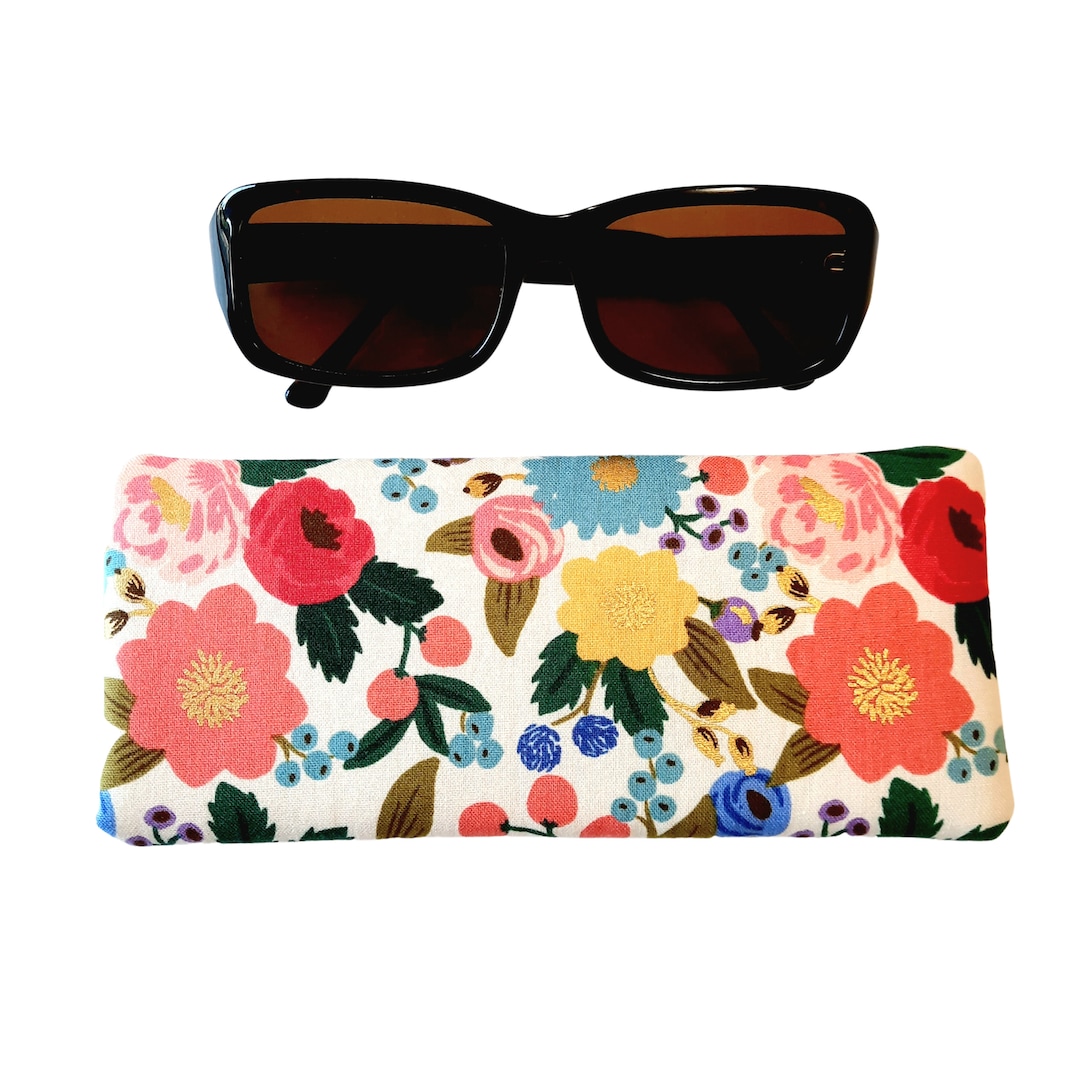 Sunglasses Case Soft Eyeglasses Case Padded Glasses Case Etsy