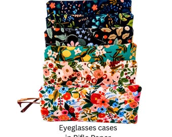 Estuche para gafas Rifle Paper Co.: Protector acolchado para gafas de sol