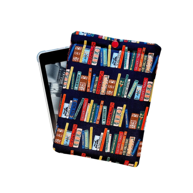 Rifle Paper Co. Kindle Sleeve with Snap: Padded E-reader Case, Choose your Lining, LIMITED EDITON image 6