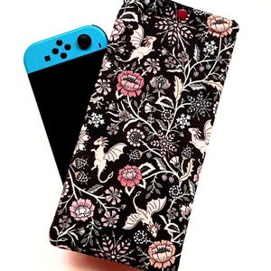 Nintendo Switch Sleeve with Snap: Padded Carrying Case for Switch Gaming Consoles, Dragon Fantasy Print