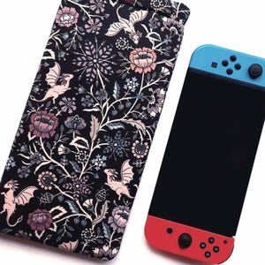 Nintendo Switch Sleeve with Snap: Padded Carrying Case for Switch Gaming Consoles, Dragon Fantasy Print