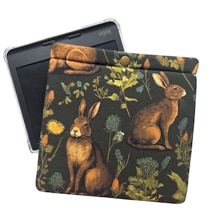 Rabbit Print Padded Kobo Sleeve: Protection for Kobo e-readers