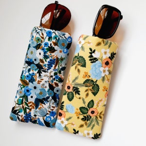 Rifle Paper Co. Eyeglasses Case: Padded Floral Sunglasses Protector