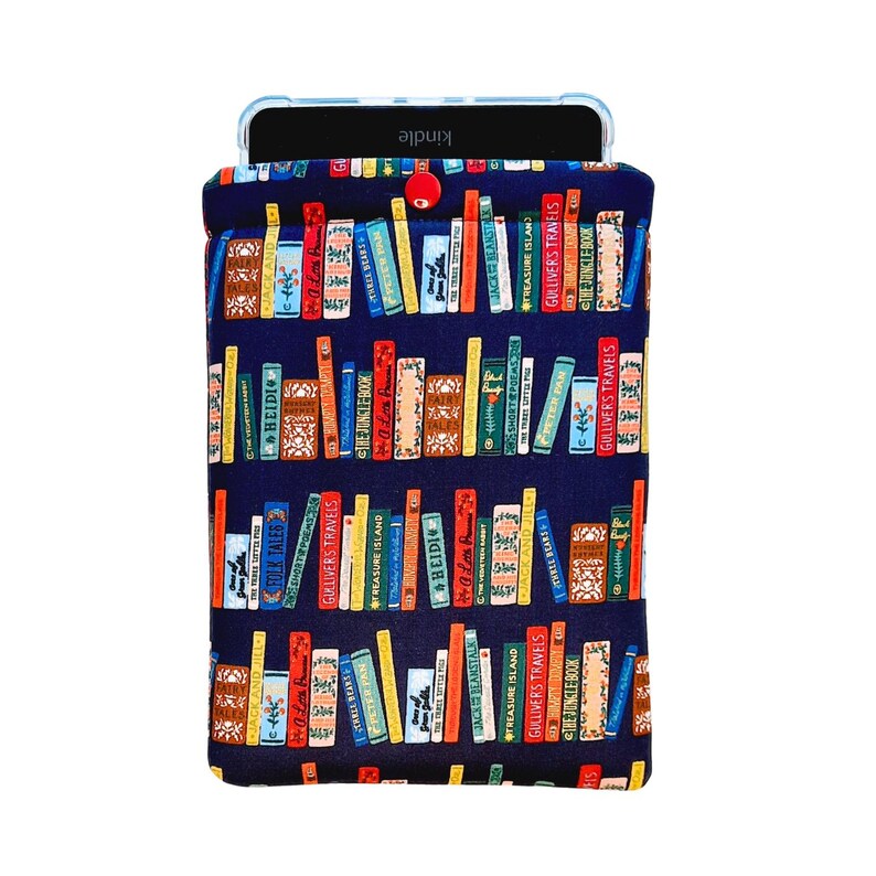 Rifle Paper Co. Kindle Sleeve with Snap: Padded E-reader Case, Choose your Lining, LIMITED EDITON image 7