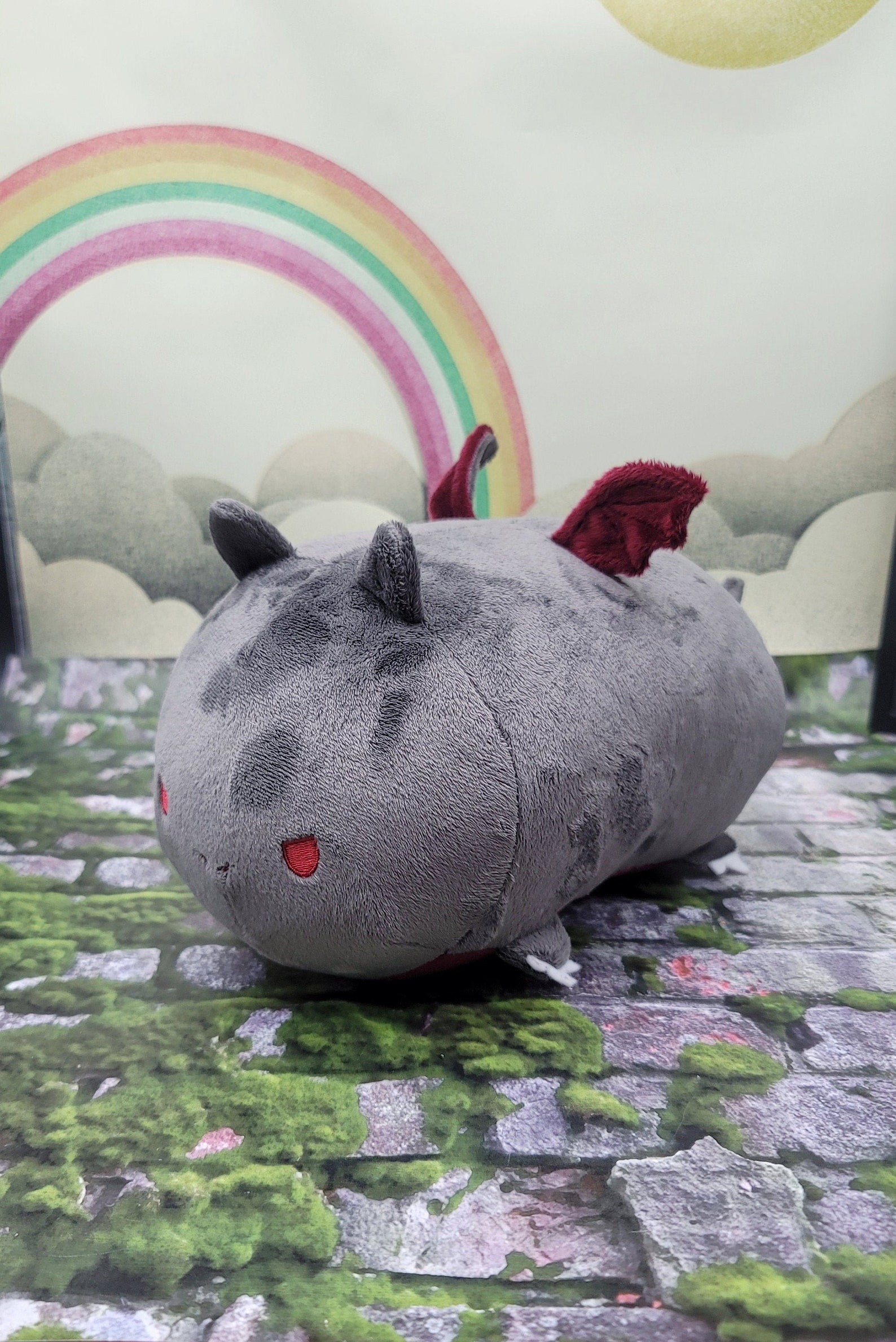 Angry Chonky Dragon Roll Plush | Etsy