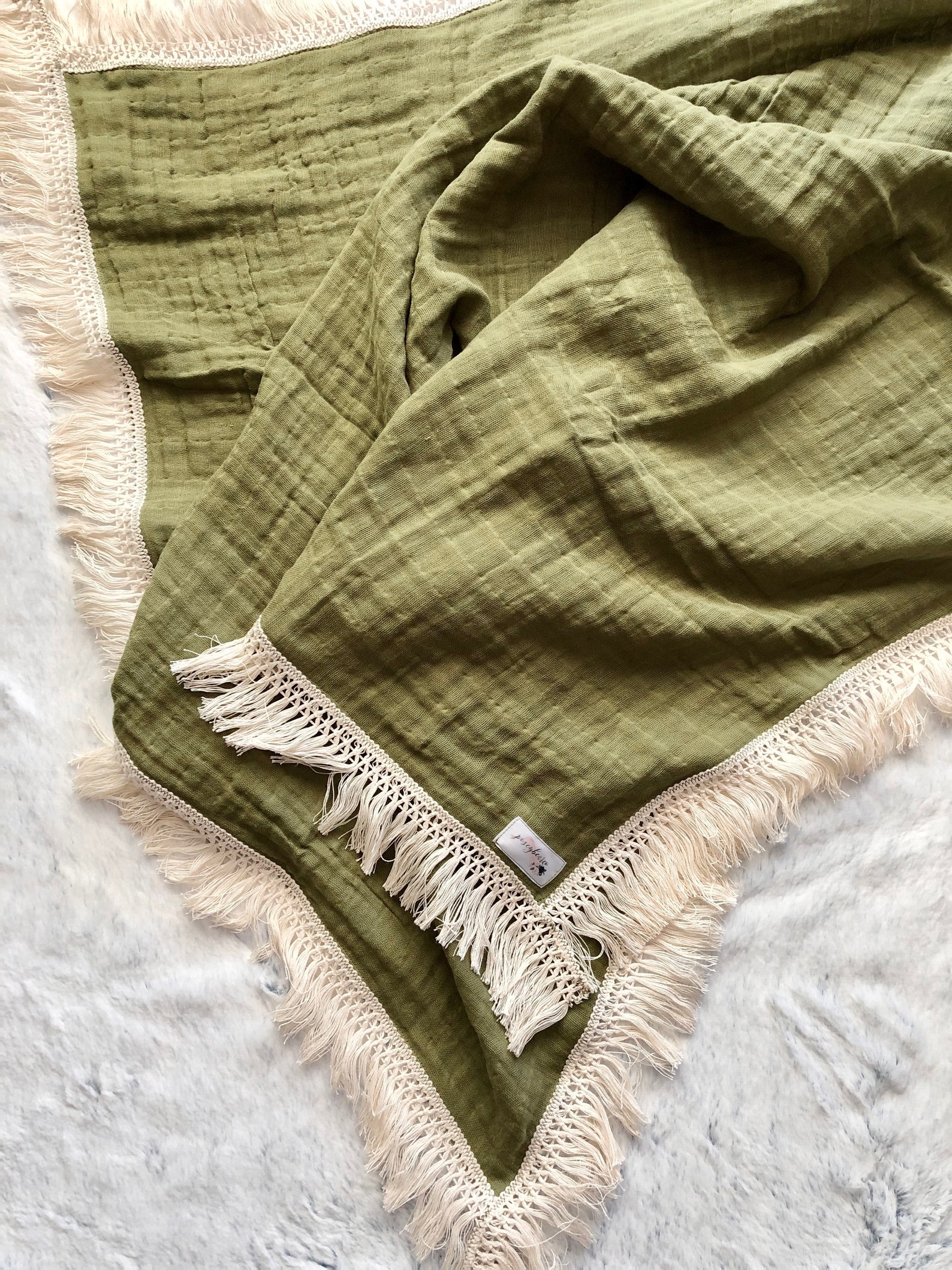 Boho fringe blanket boho blanket fringe swaddle swaddle Etsy