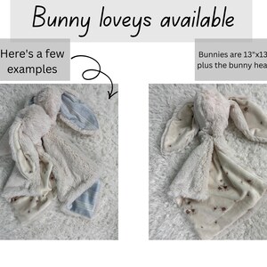 Personalized Minky Baby Blanket: Floral Highland Cow, Boho Nursery Gift Set Bunny