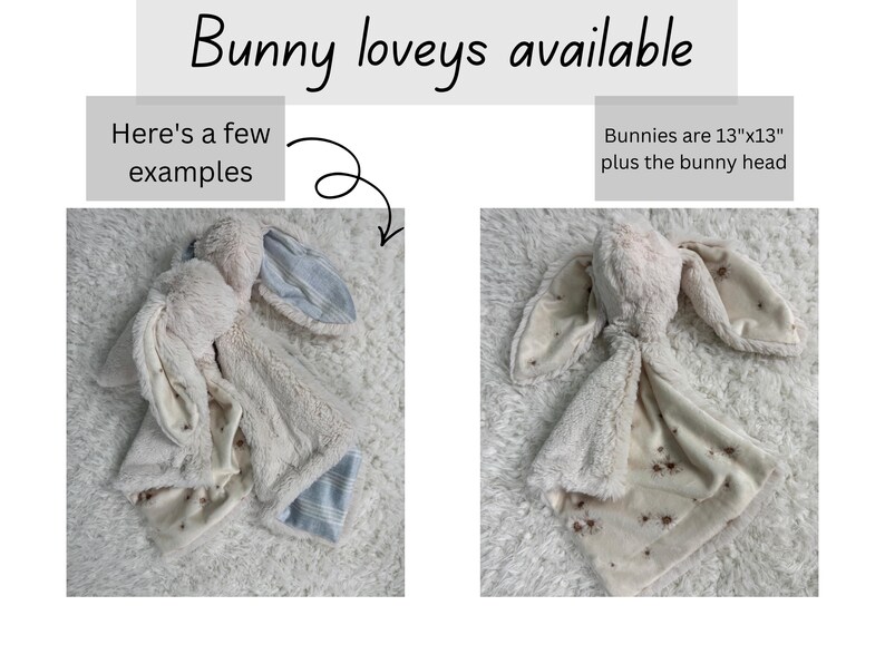 Personalized Minky Baby Blanket: Floral Highland Cow, Boho Nursery Gift Set Bunny