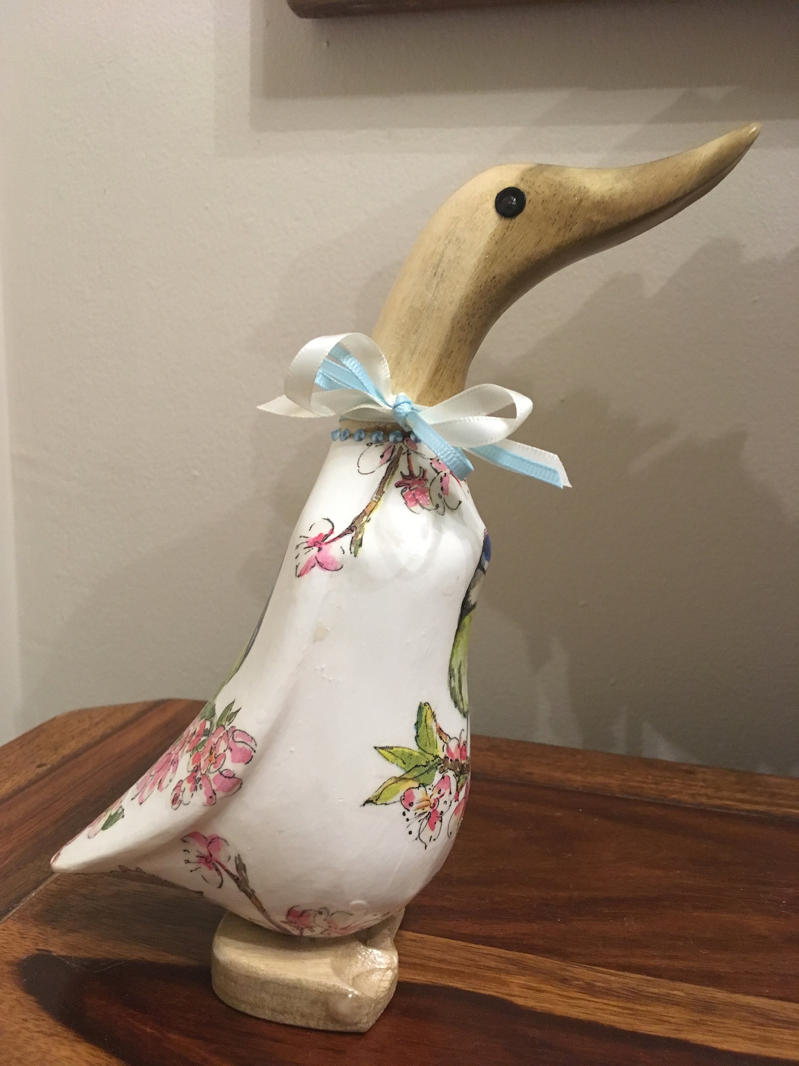 Decorated Wooden Ducks  Etsy