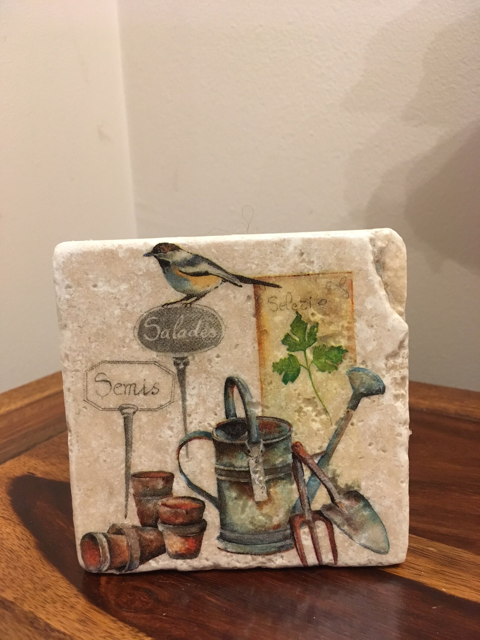 Set of 4 Natural stone coasters Etsy