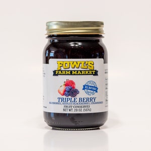 Triple Berry Conserves 20 Oz.
