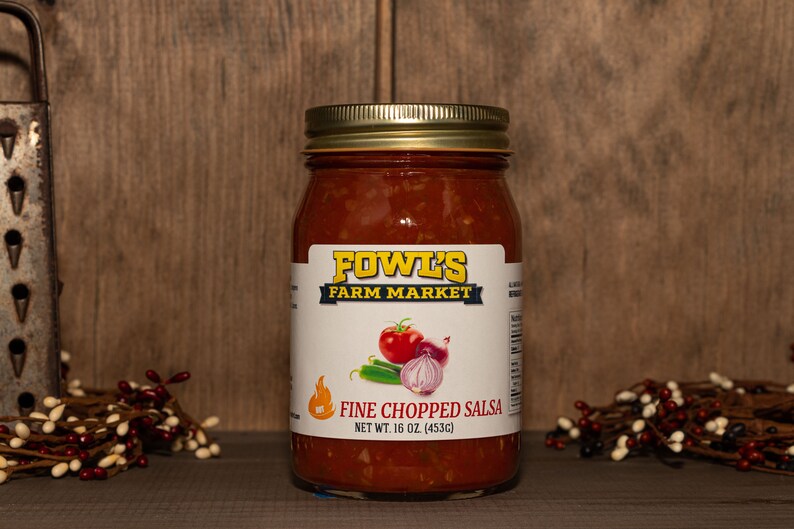 Hot Fine Chopped Salsa 16 Oz. image 1