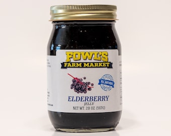 Seedless Elderberry Jelly 20 Oz.