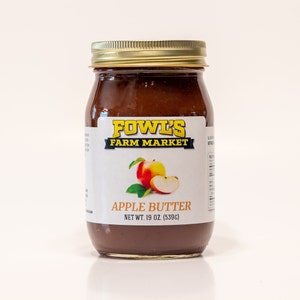 All natural Apple Butter 19 Oz