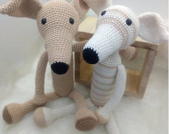 Greyhound Puppy Amigurumi Recipe