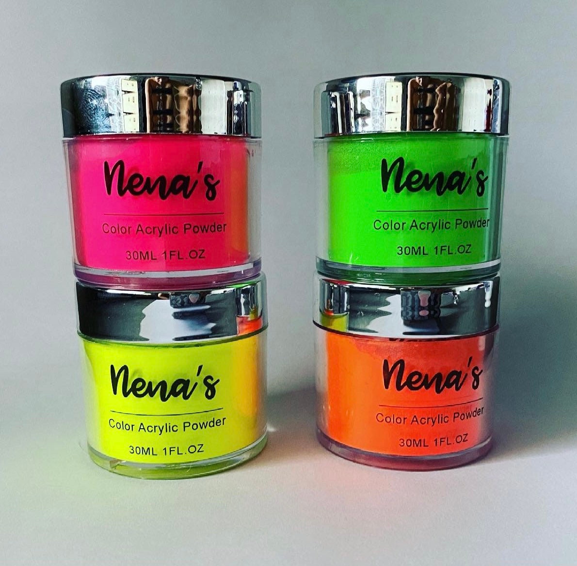 Nena’s Neon Color Acrylic Powders 30ML
