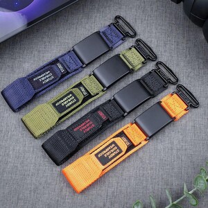 Nylon Fitness Band for WHOOP 4.0 or 5.0, Adjustable Breathable Sports Tracker Strap, Durable Hook and Loop Replacement Wristband