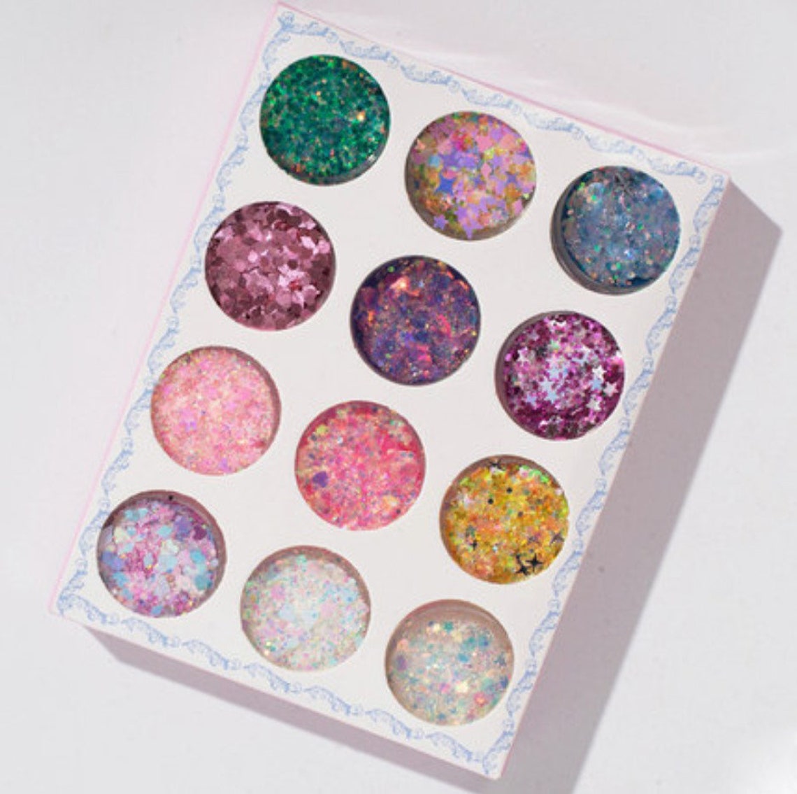 1 Set of 12 Colors Galaxy Theme Makeup Glitters Popular - Etsy