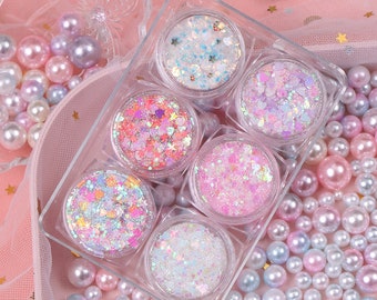 1 Set goddess makeup Gel Glitters  - Sequins Gel Facial Make Up, Instant Facial Gel Glitters, Glue-free glitters, bling facial boy sequin,