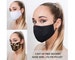 Face Covering Fast UK Delivery, Washable Reusable Face Mask,  Triple Layer w Filter Pocket, Nose Wire, Adjustable + Donation 