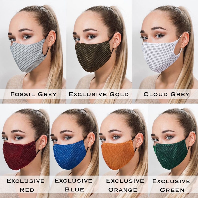 Soft warm face masks with nose wire and filter pocket 1 DAY UK Etsy