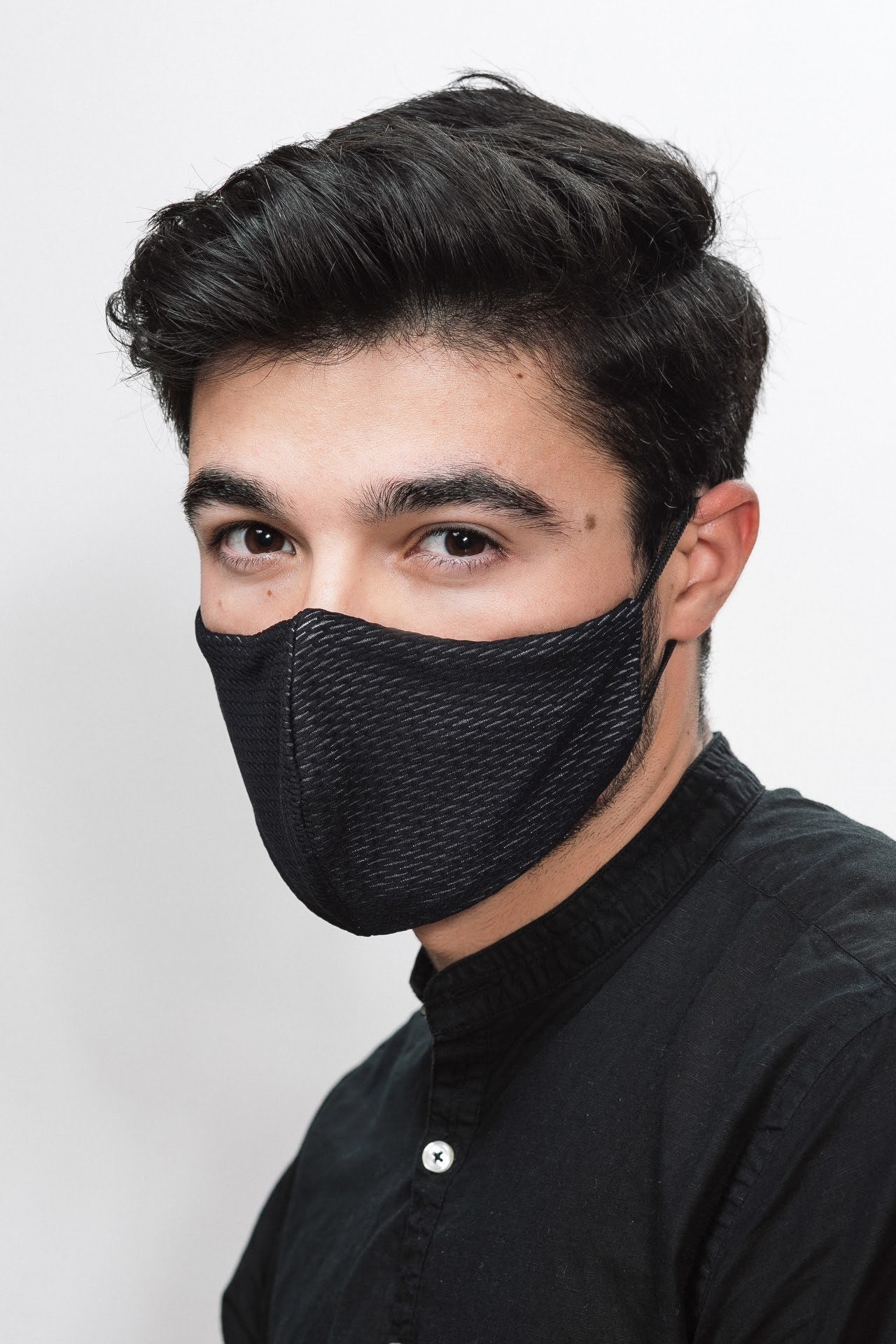 Face Mask Uk Men With Filter Pocket & Nose Wire Face Covering | Etsy UK