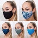 Soft face masks with nose wire and filter pocket 1 DAY UK Delivery facemask washable reusable 3 Layers mask face covering for men women 