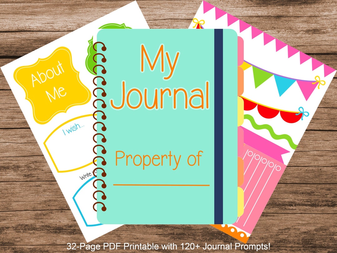 Printable Journal Starter Kit for Kids - Journaling Kit to Inspire Kids to Write - Etsy