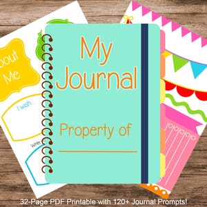 Printable Journal Starter Kit for Kids Journaling Kit To Inspire Kids To Write image 1