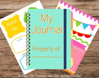 Printable Journal Starter Kit for Kids - Journaling Kit To Inspire Kids To Write