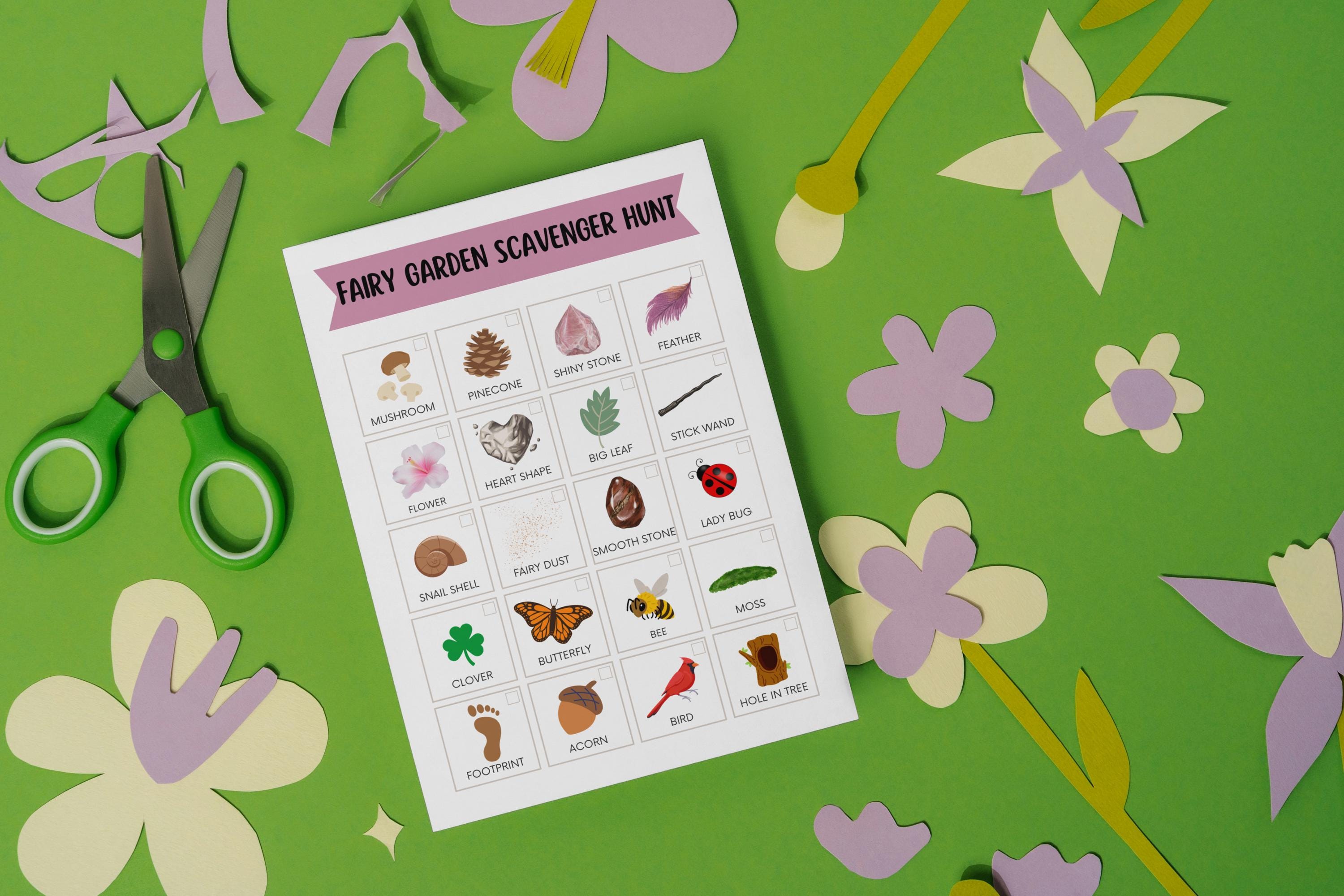 Fairy Garden Scavenger Hunt for Kids Printable – Magical Nature ...