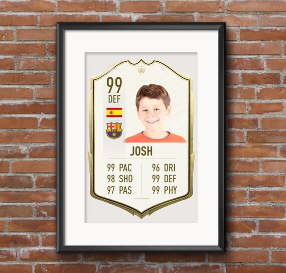 Football Wall Art Personalised FIFA 21 Print or Download 