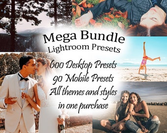 LIGHTROOM PRESETS Ultimate Bundle - 600+ Desktop and 90 Mobile Presets