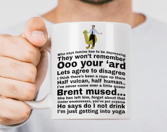 The OFFICE UK MUG - Das Büro-Geschenk, David Brent Becher, The Office-Zitate und Brent