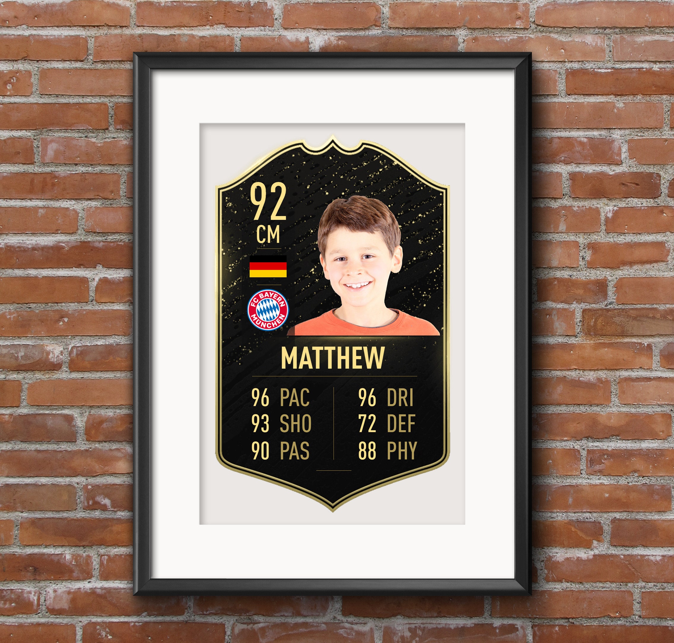 FIFA 21 Icon Card - Customised - Personalised Football Print - Football  Gifts