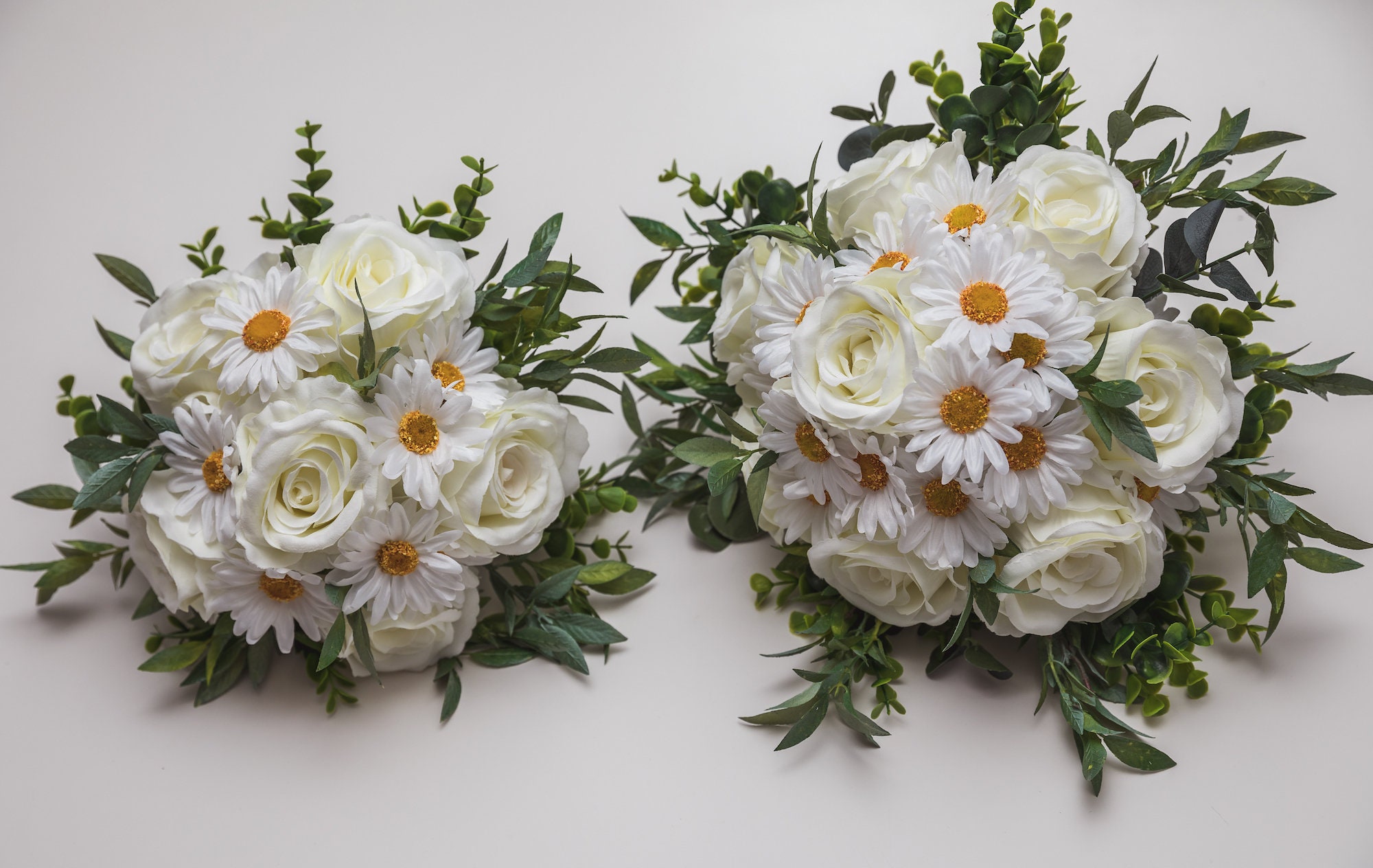 Daisies Flowers Artificial Artificial Flowers for Cemetery 10PC Artificial  Flower Latex Real Bridal Wedding Bouquet Home Decoration Flowers Flores