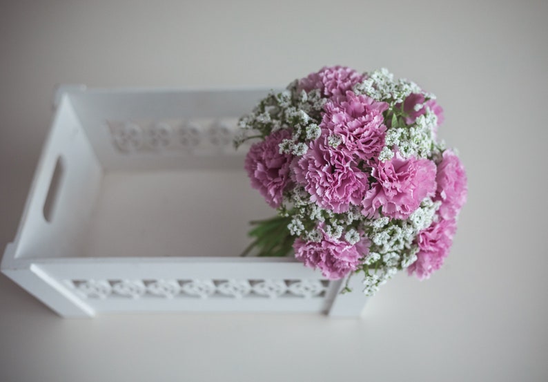 Pink carnation bouquet, pink wedding bouquet, pink flowers bouquet, spring wedding bouquet, artificial pink flowers, pink bridal bouquet image 2