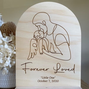 Angel Baby Arch Plaque (He)