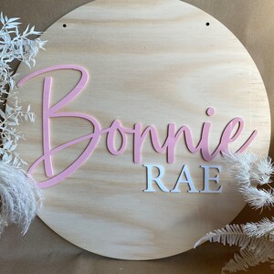 Simple Wooden Name Plaques