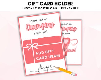 Hysterectomy Gift Card Holder, Get Well Soon Card, Card for Hysterectomy Care Package, PCOS or Endometriosis Recovery Gift