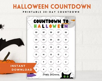 Halloween Countdown, Halloween Advent Calendar, Kids Advent Calendar, Spooky Season Activities, Halloween Bucket List