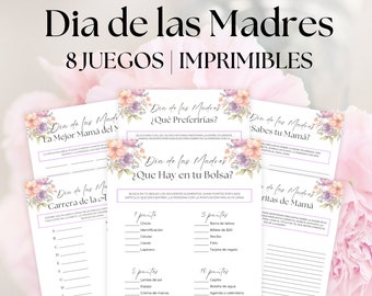 Juegos del Dia de la Madre, Juegos para dia de las madres, Actividades en Español, Juegos del Día de la Madre en Español, Juegos del Día de la Madre para Adultos