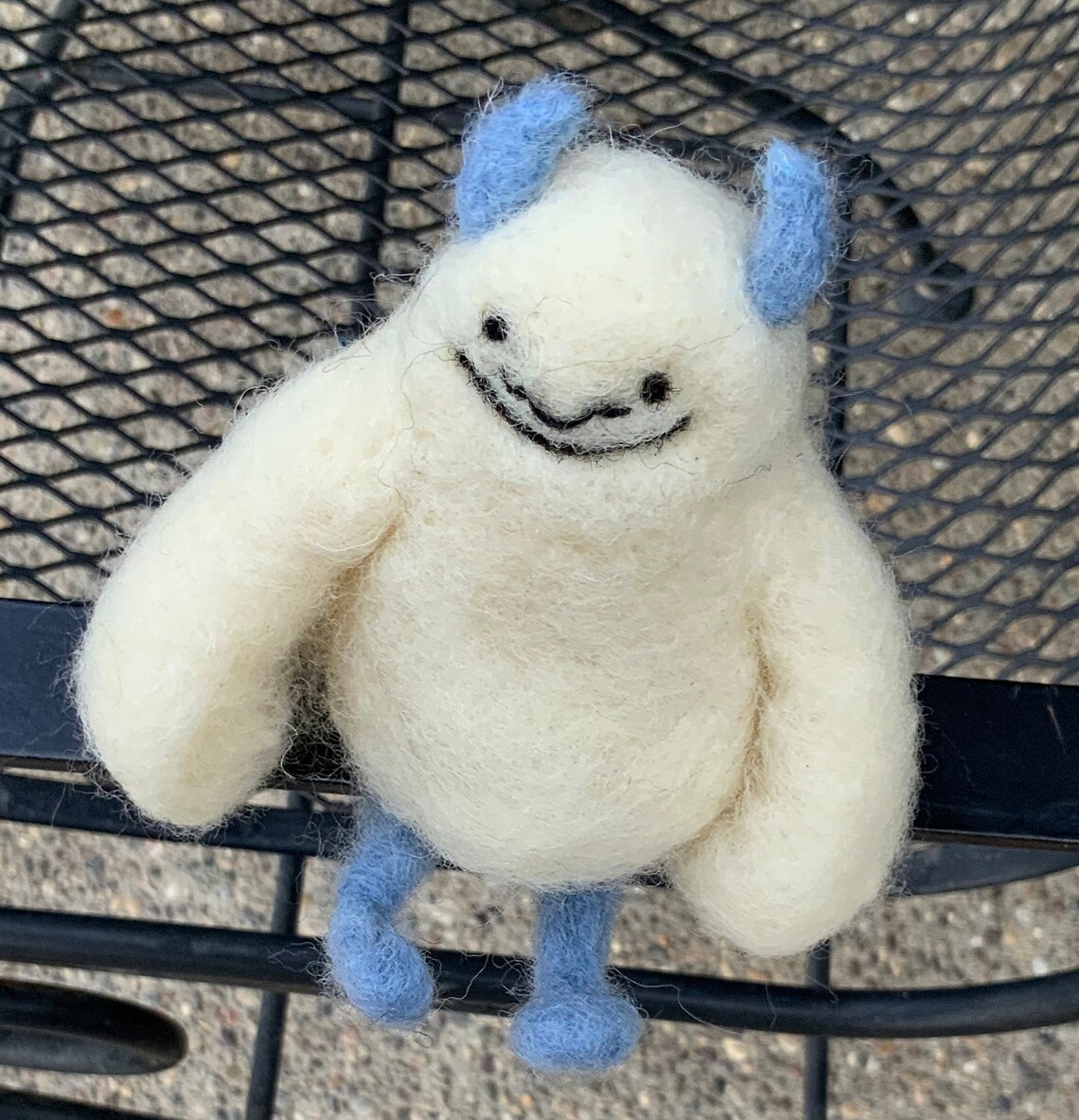 Needle felted yeti Etsy