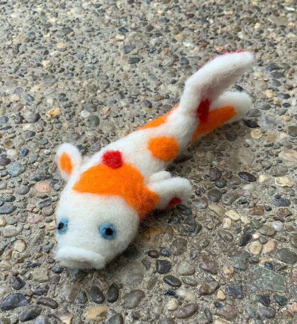 Needle felted koi fish Etsy