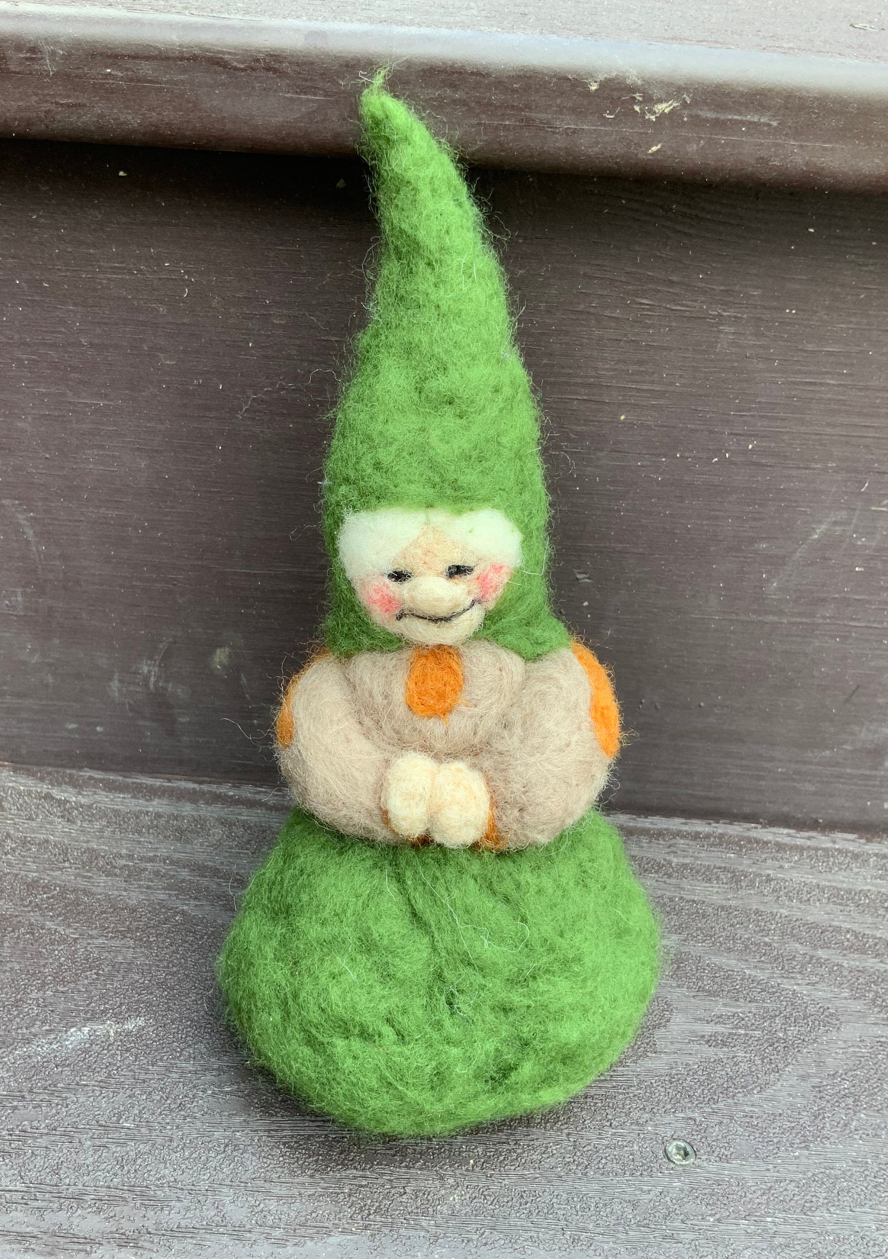 Naald vilt Lisa de kabouter. David de kabouter vrouw. Etsy Nederland