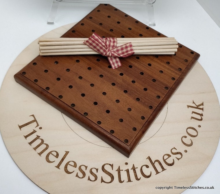 Crochet Blocking Board made from Hardwood upcycled out of Etsy