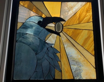 Custom stained glass panel